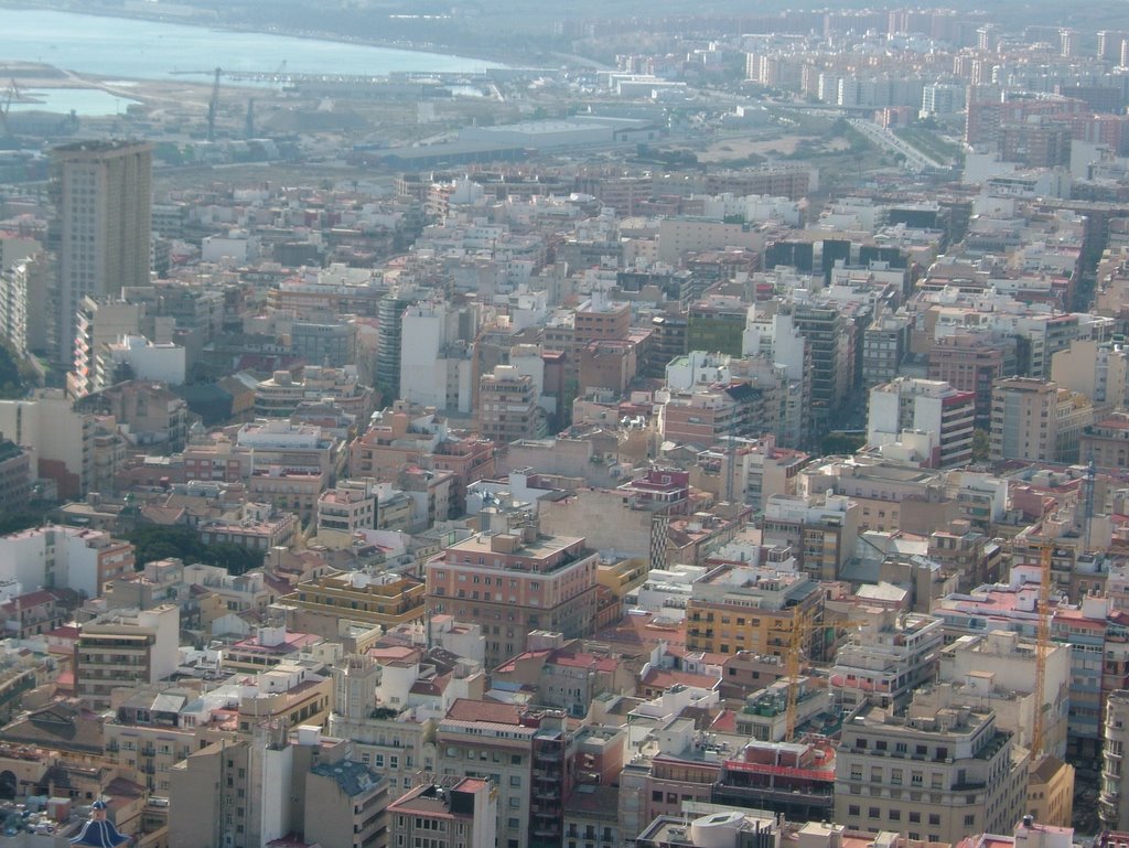 Ciudad vista desde el castillo by Rafael Navarro