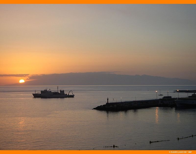 * LA GOMERA ISLAND VIEWED FROM THE APARTMENT .. LOS CRISTIANOS * by DJSHANDAN