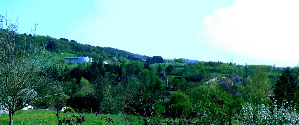 Panorama depuis l'église de Cousance by Alain TREBOZ