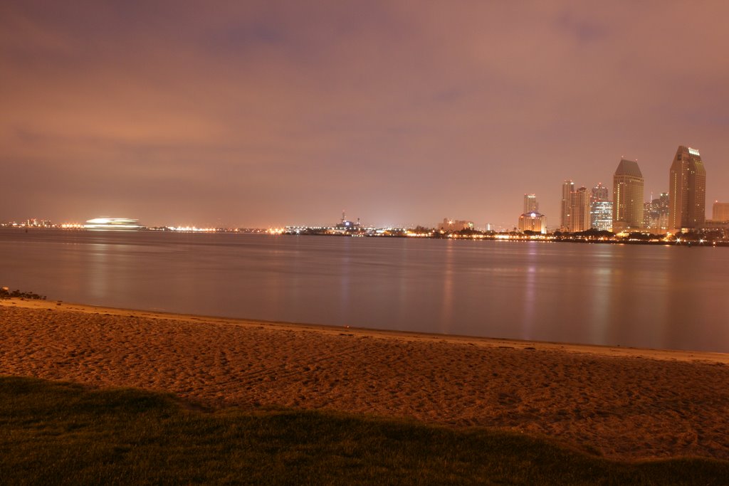 Down Town San Deigo From Coronado by Daniel Teeter