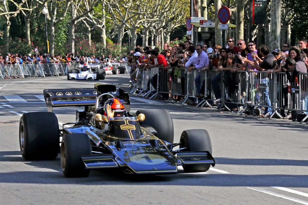 Montjuic 07 - Emerson Fittipaldi / Lotus JPS Mk72 by Josep Maria Alegre