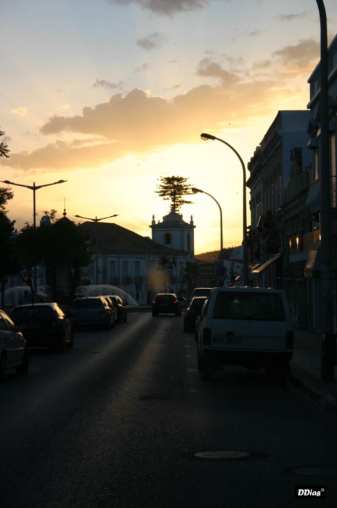 LOULÉ city-The Dark Streets at The Sunset by Del Dias