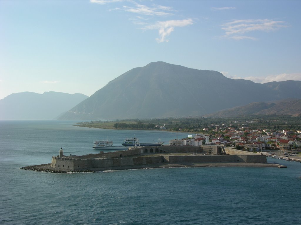 Antirio - View from the bridge by VasGian