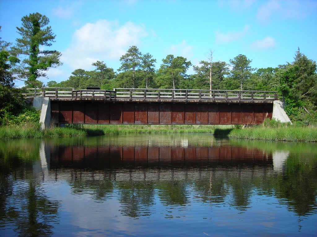 Breakwater trail bridge by N. W.