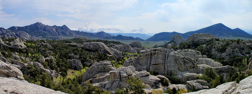 City of Rocks Panorama by ags83642