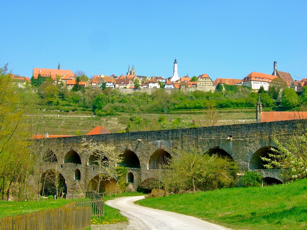 Doppelbrucke & Rothenburg by Chouden Boy