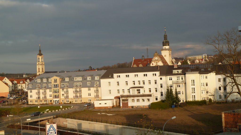 Werdau Zentrum vom Kaufland aus gesehen by aluwersa