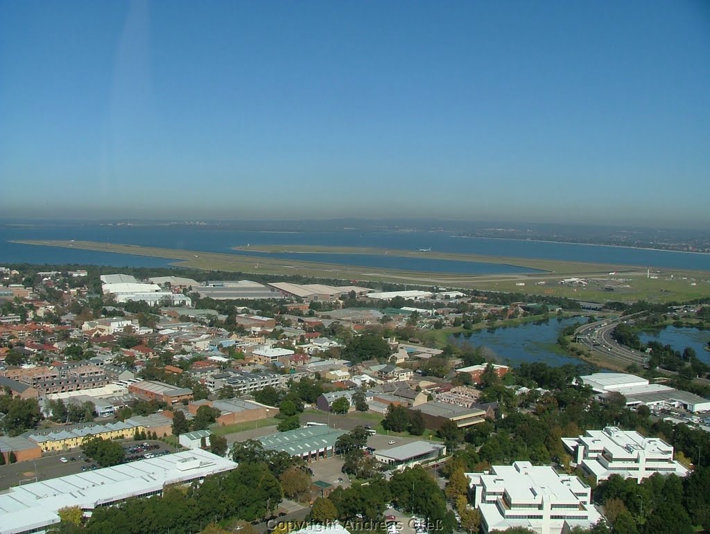 Sydney Airport from helicopter by AndyAustralia2005