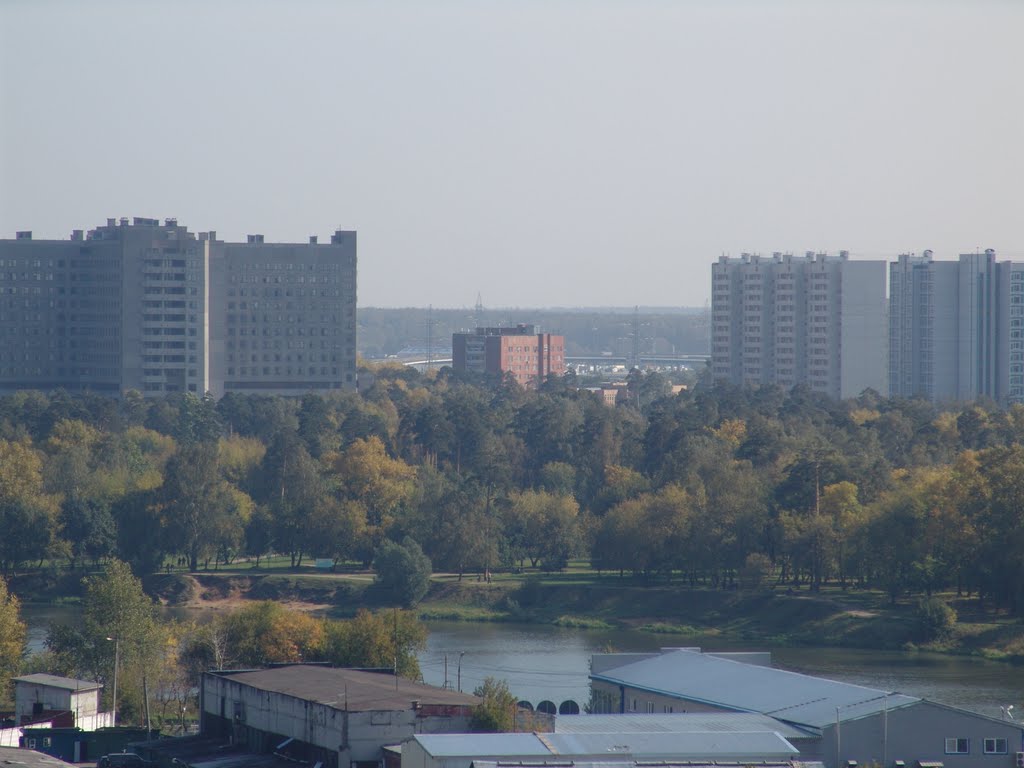 Москва.Джамгаровский пруд.Военный госпиталь на Стартовой ул.(Северное Медведково) by Видеосъемка свадеб,школ,детсадов.