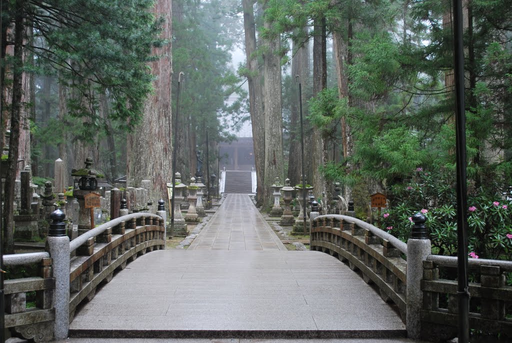 Koyasan Okunoin Gobyobashi　高野山 奥の院 御廟橋 by KBB