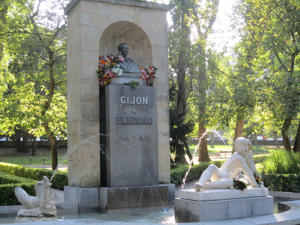 Monumento a Fleming, Parque Isabel la Católica, Gijón (Asturias) by PGARCIA