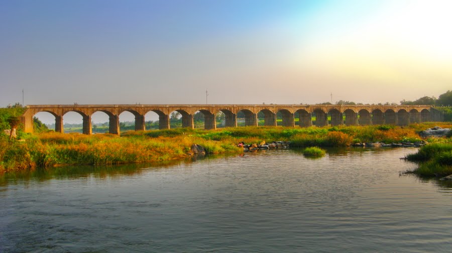 Bridge at Ramanathapura, on the river Kaveri. by vrajabhrthya