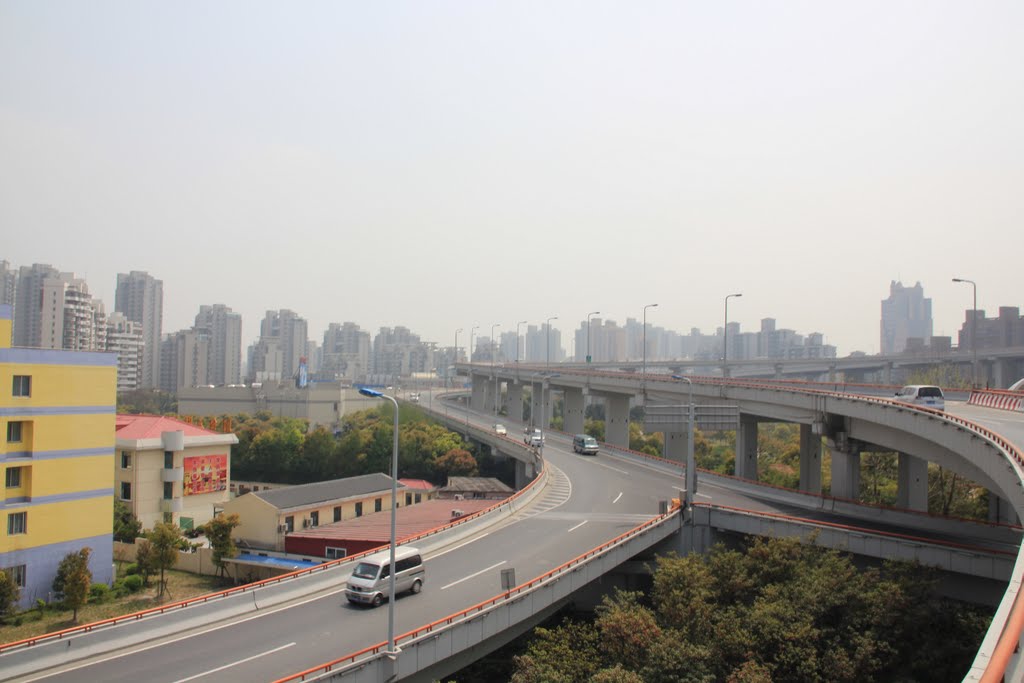 Highways in Pudong district, Shanghai by Alexander_121