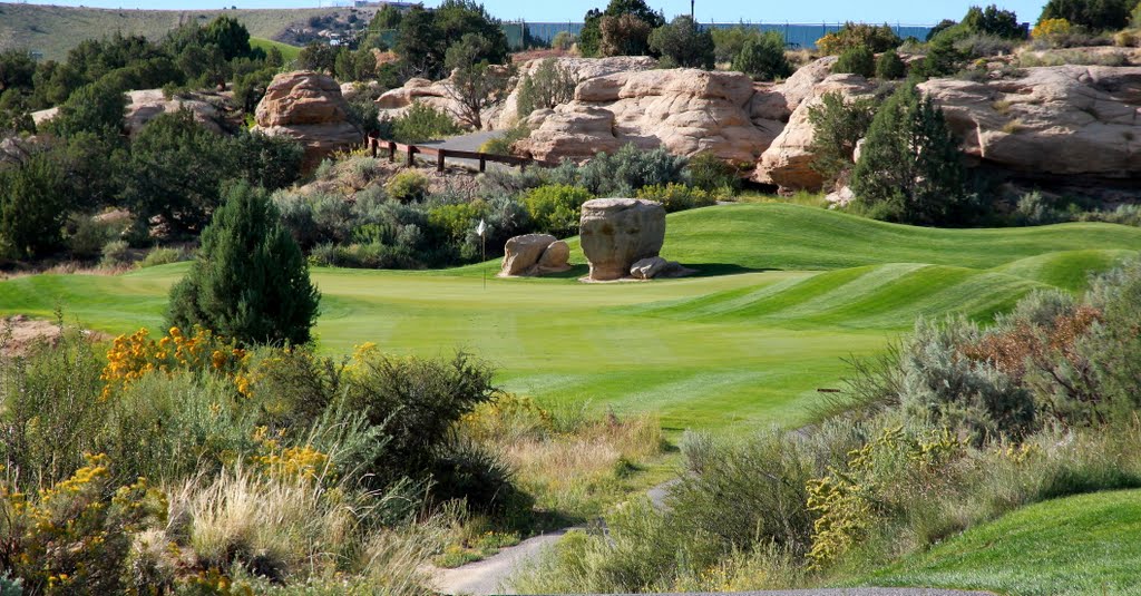 6th Hole at Pinon Hills Golf Course, Farmington, NM by Kevin Wolfe