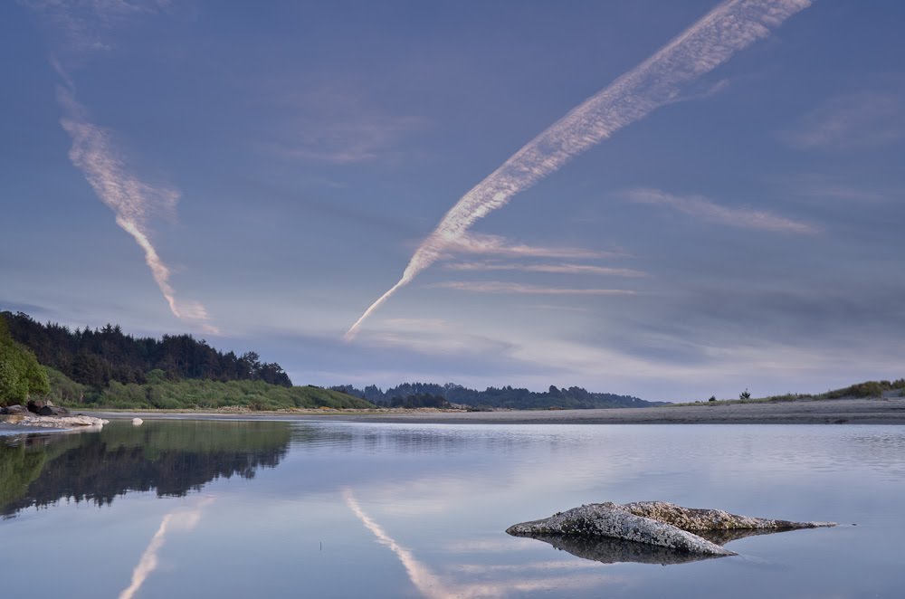 Evening Sky, Little River by Greg Nyquist