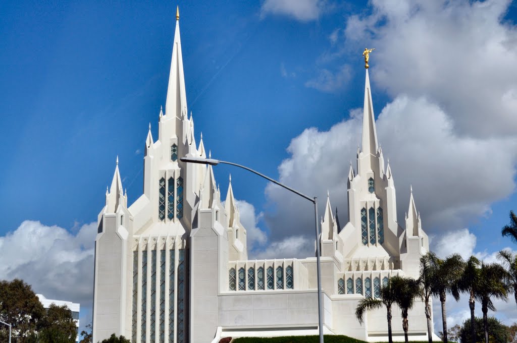 Temple of The Church of Jesus Christ of Latter-day Saints, La Jolla by Patrizio54