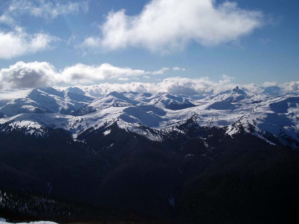 View from Blackcomb by Tj Simon