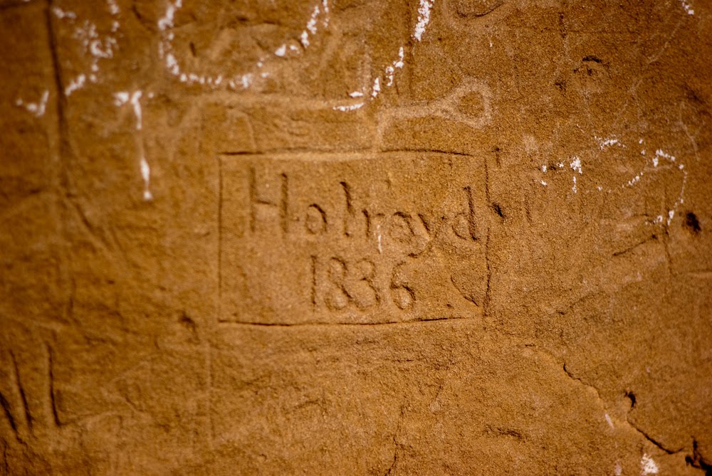 Holroyd 1836 - First tourists' grafitti. Akhenaten's Temple, Sesibi, Sudan. by msadurski