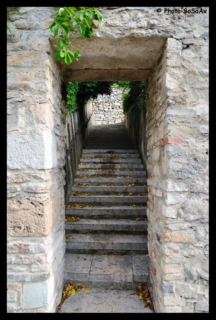 17 - Reportage Feltre (BL) - passaggio sul camminatoio delle mura storiche by Silvio Fagotto Fotografia