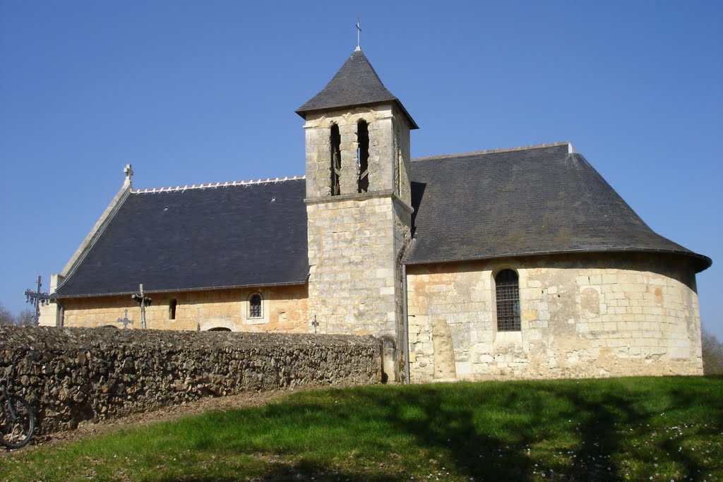 Eglise de Saint-Pierre en Vaux by J. Lecru