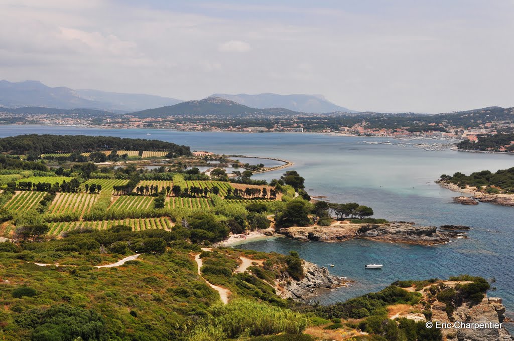 Ile des Embiez (panorama depuis le sommet de l'île) by Eric Charpentier ©