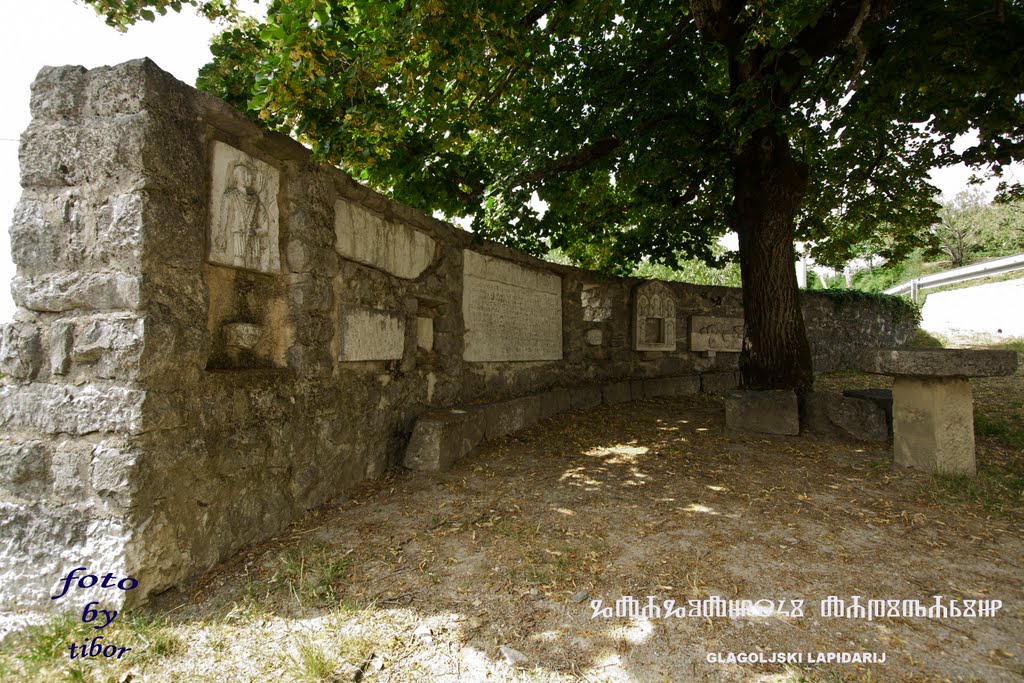 ALEJA GLAGOLJAŠA -GLAGOLJAŠKI LAPIDARIJ /BRNOBIĆI/ by tibor-pula