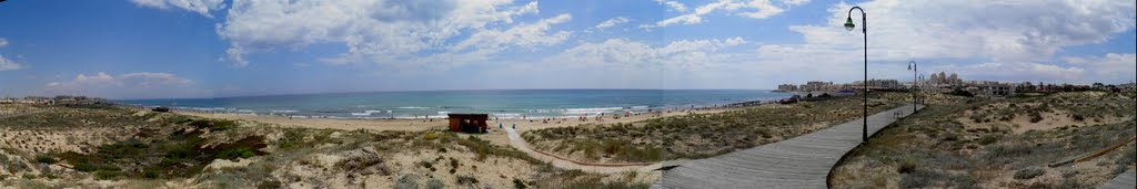 Panorama from the dunes of La Mata by Juha Meriluoto