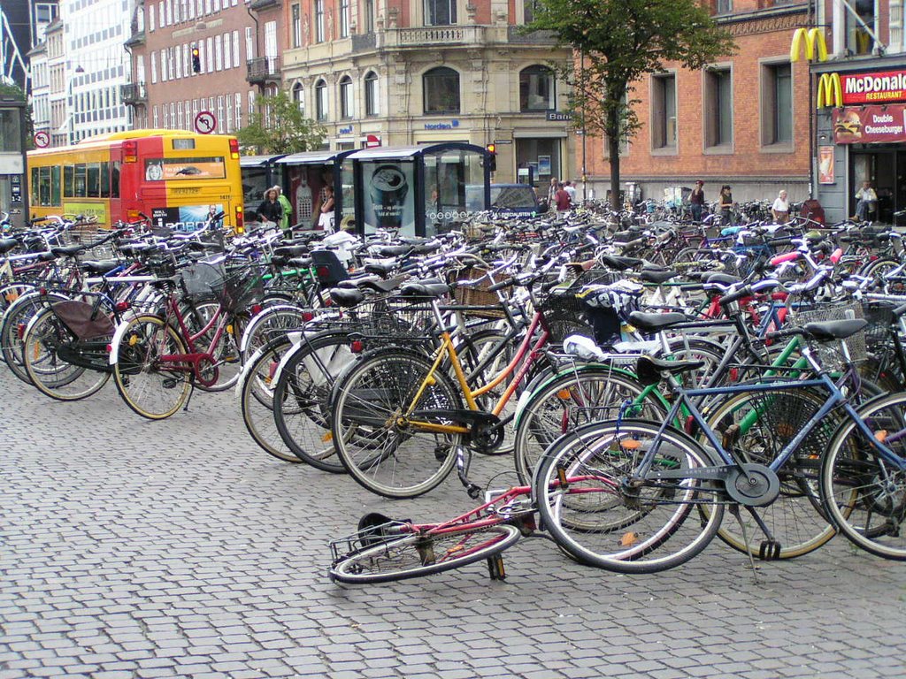 Bycicle chaos - Coppenhagen 08/2004 by Bilbotruska