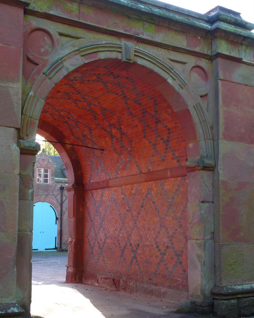 Keele University, Clockhouse arch by Sarah Graham