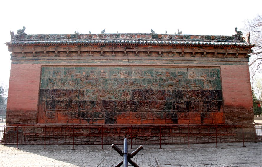 解州 关帝庙 影壁 The Screen Wall(1702-1911, Qing Dynasty), The Temple of Guandi(Guanyu), Haizhou, Yuncheng, Shanxi Province, China by Radium Tam