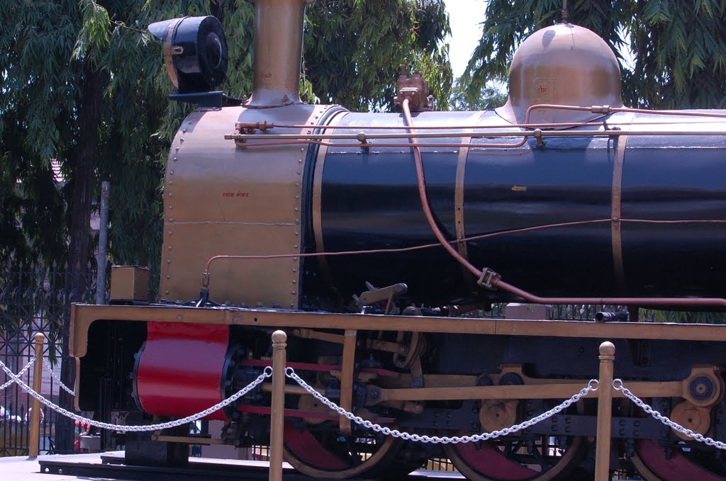 DPAK MALHOTRA, Ahmedabad Railway Station, Locomotive Steam Engine, NH8, गुजरात भारत Gujarat Bharat ગુજરાત ભારત દેશનું by D B MALHOTRA