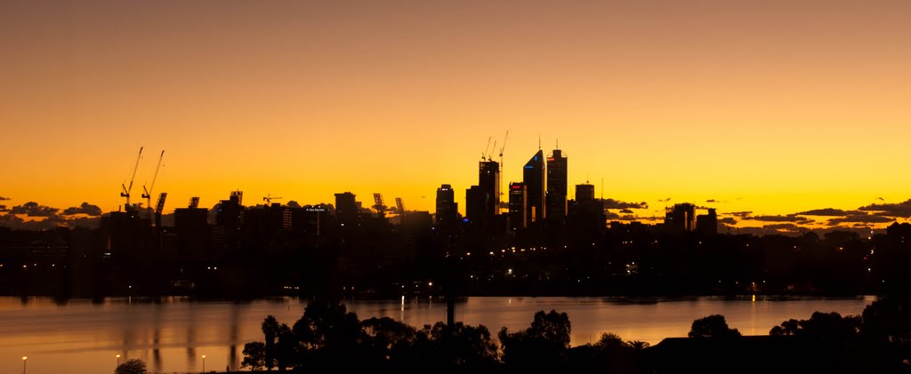 Perth Sun Set by JUD