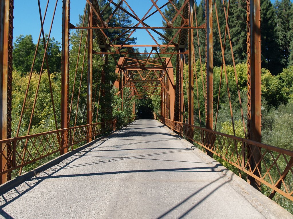 Wohler Bridge crossing the Russian River, Forestville, CA by heatherdawn