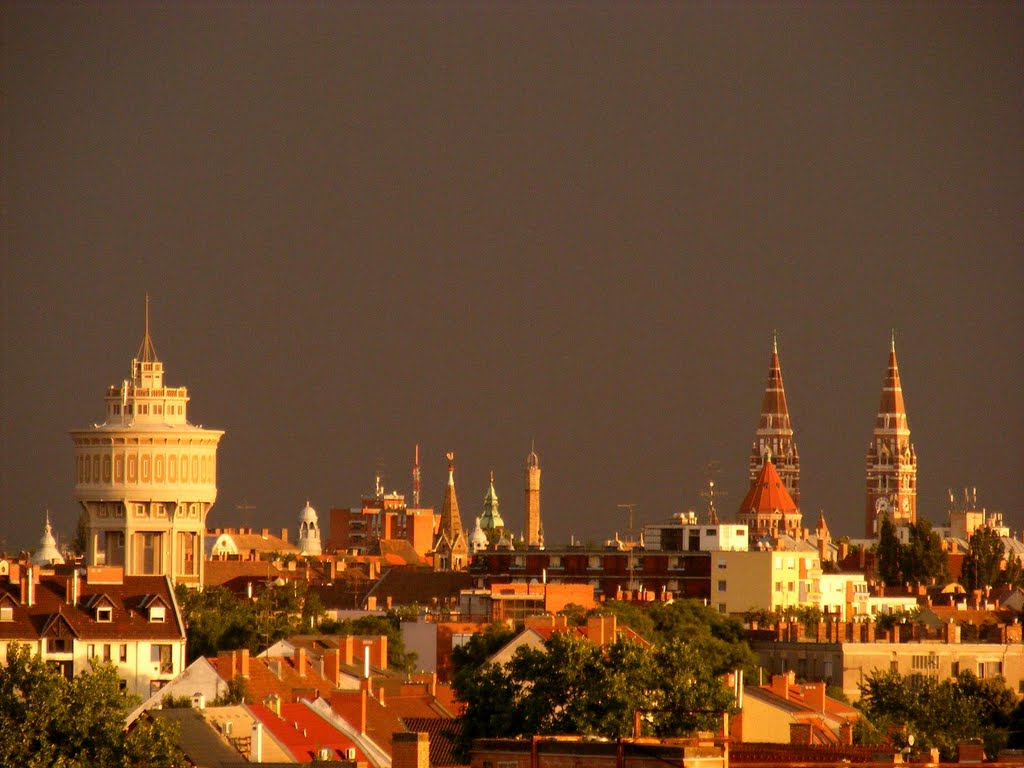 Szegedi panoráma a szivárvány fényeiben by Panka