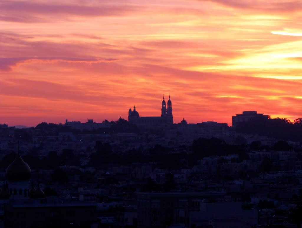 St. Ignatius from Outer Richmond by mijopano415