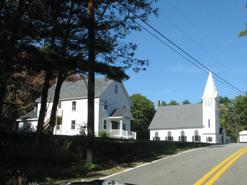 Bunker Hill Church, Jefferson Maine by JBouts