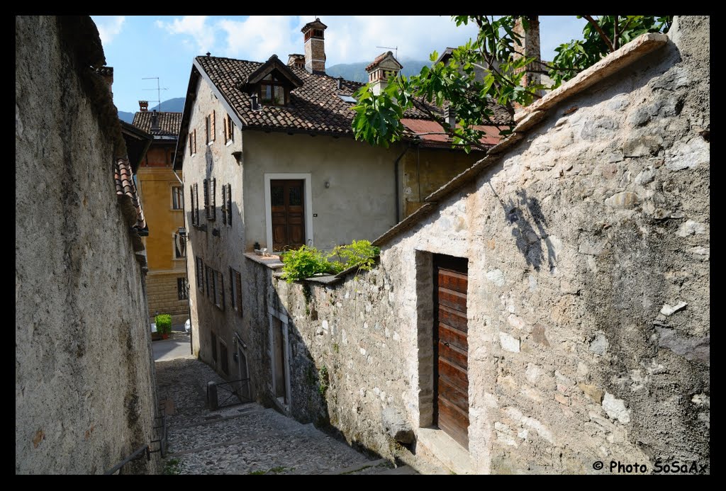 60 - Reportage Feltre (BL) - Caratteristico vicolo della città storica by Silvio Fagotto Fotografia