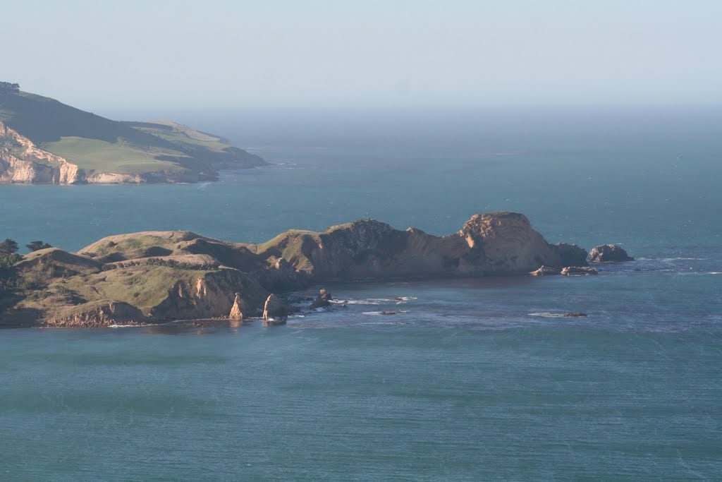 Waikouaiti Bay from Karitane by Theo V L