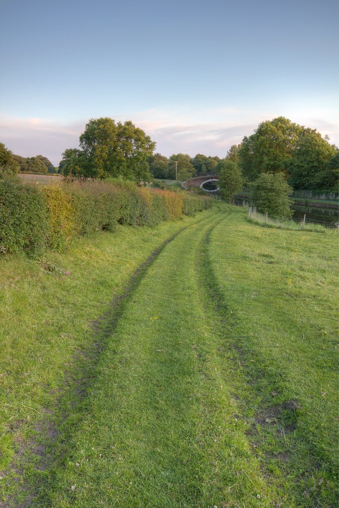 Looking to bridge over canal at Hoggs Lane by Alifink