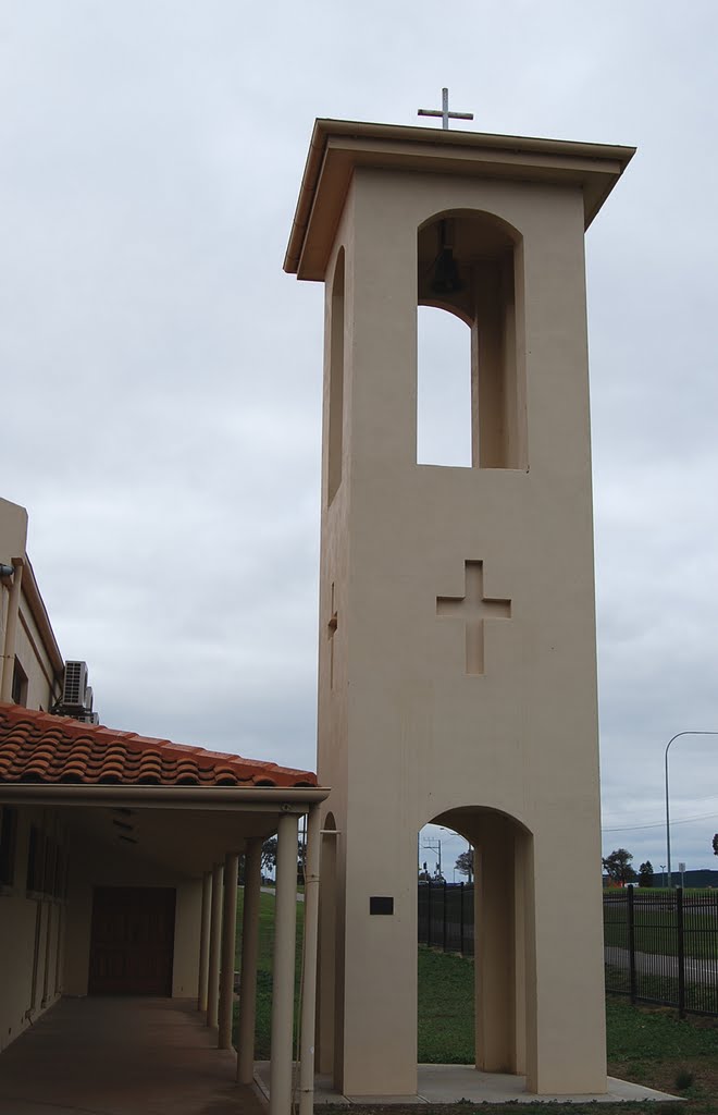 Bell tower memorial to a mother's memory by Phaedrus Fleurieu