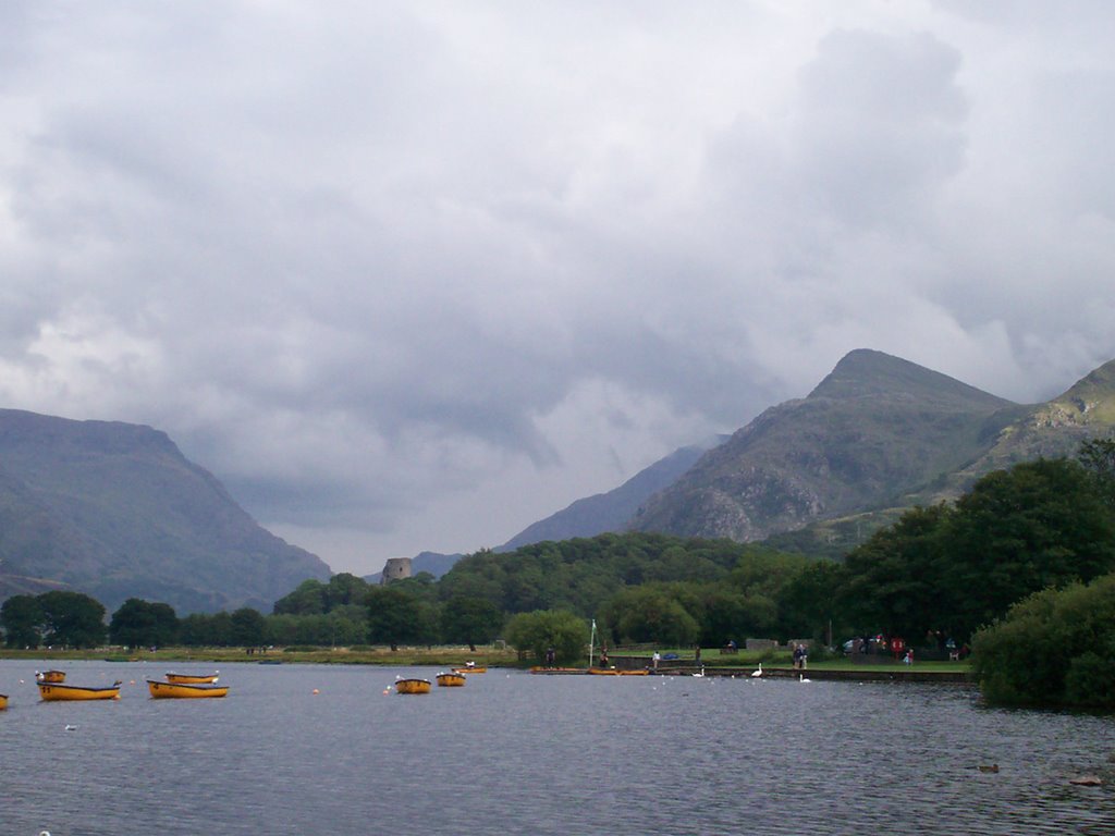 View of Llanberis Lake by beagbee