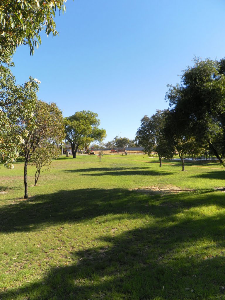 The park at the end of Osborne Place, next to the freeway by Dylan Hewson