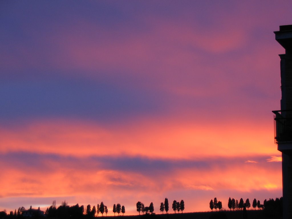 Unreal sunset - Porto Potenza by Massimiliano DC