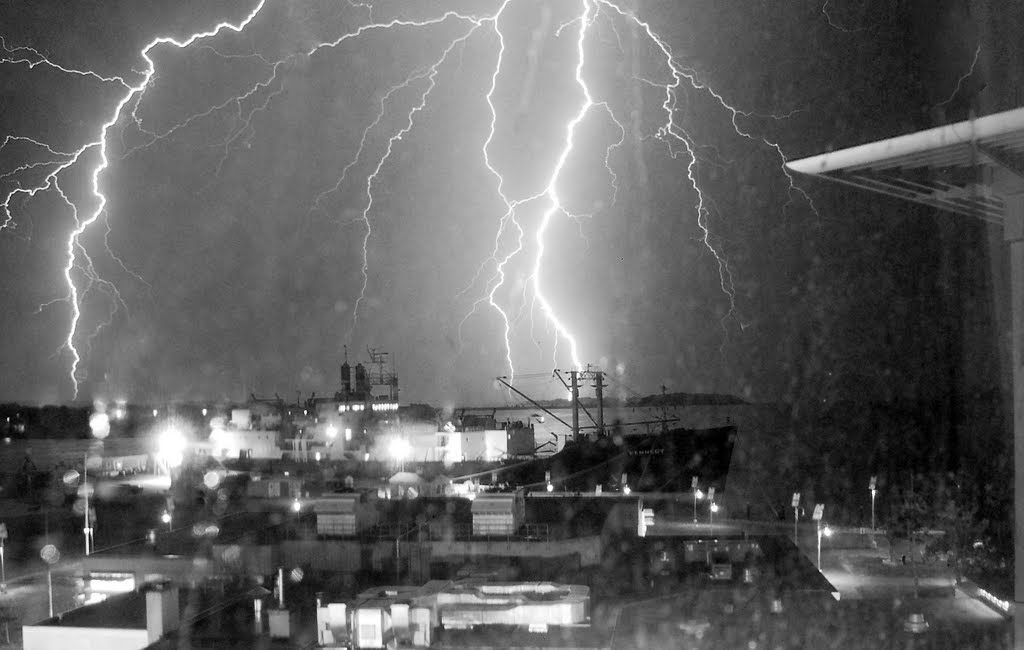 Spring Storms in Buzzards Bay by Henry P. Gray