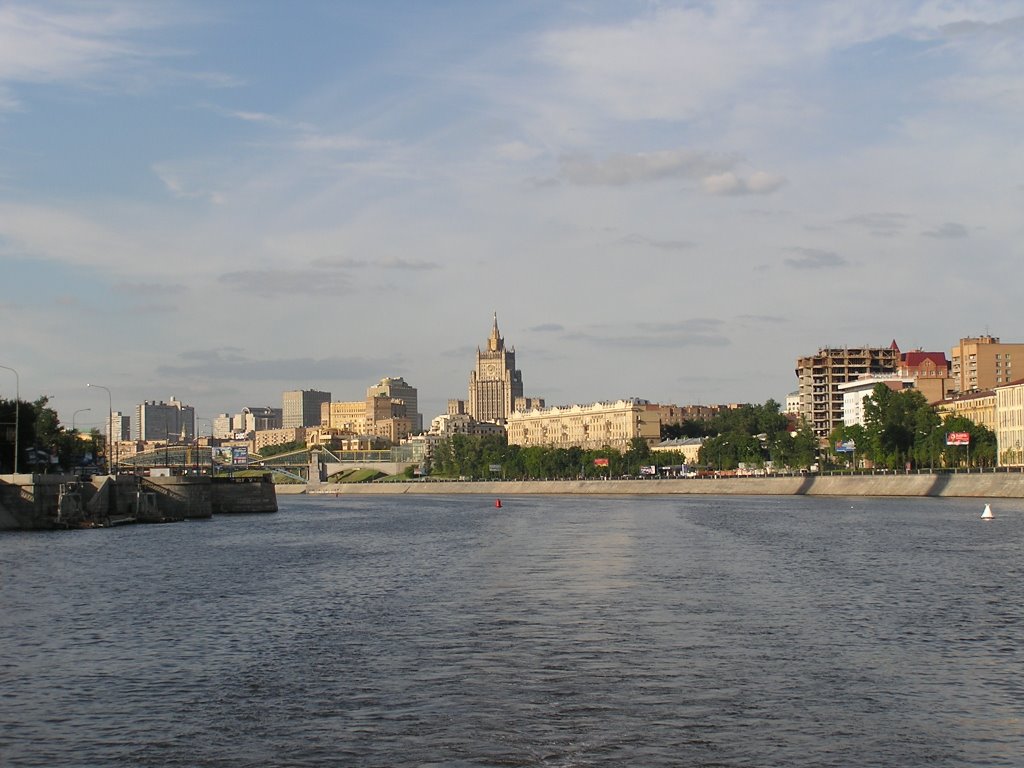 View from Moscow river. Along Beresnevskaya emb. by DXT 1