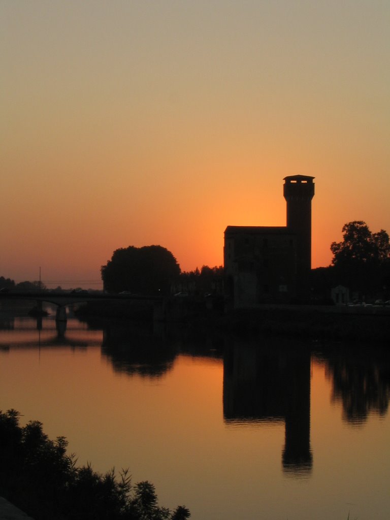 La Cittadella al tramonto, Pisa, 18 ottobre 2007 by Antonello Cattide