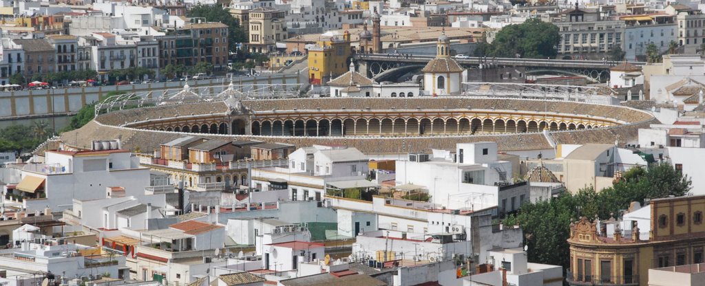 La Maestranza desde la Giralda (Sevilla, 10-9-2007) by Juan Jesús Orío