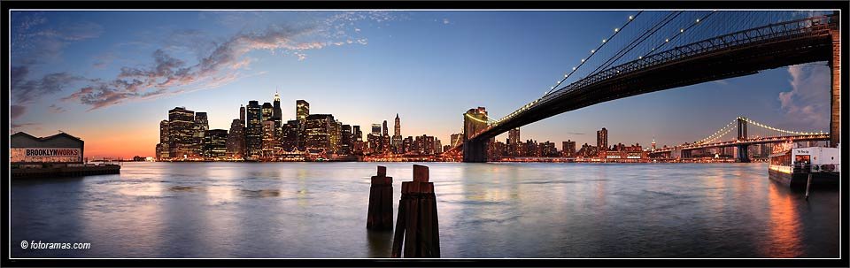 Panorama - Manhattan by fotoramas