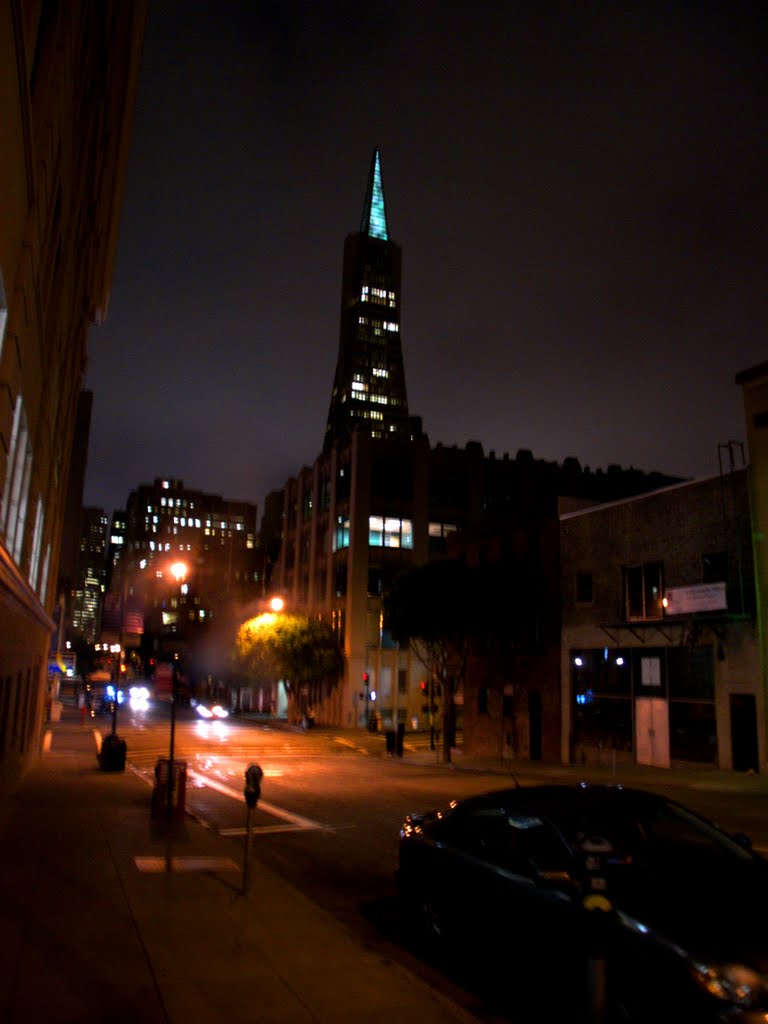 San Francisco downtown by night by The Man in the Maze™