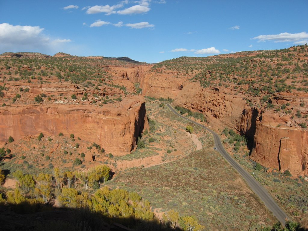 Down the Burr Trail Road by merrilllester